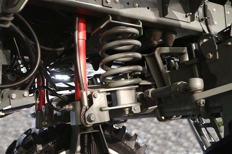 Suspension angle detection